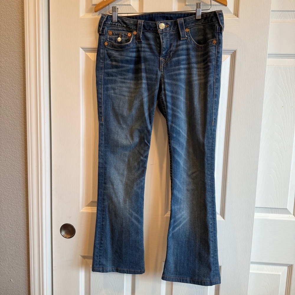 True Religion Jeans Size 30 Blue Bootcut